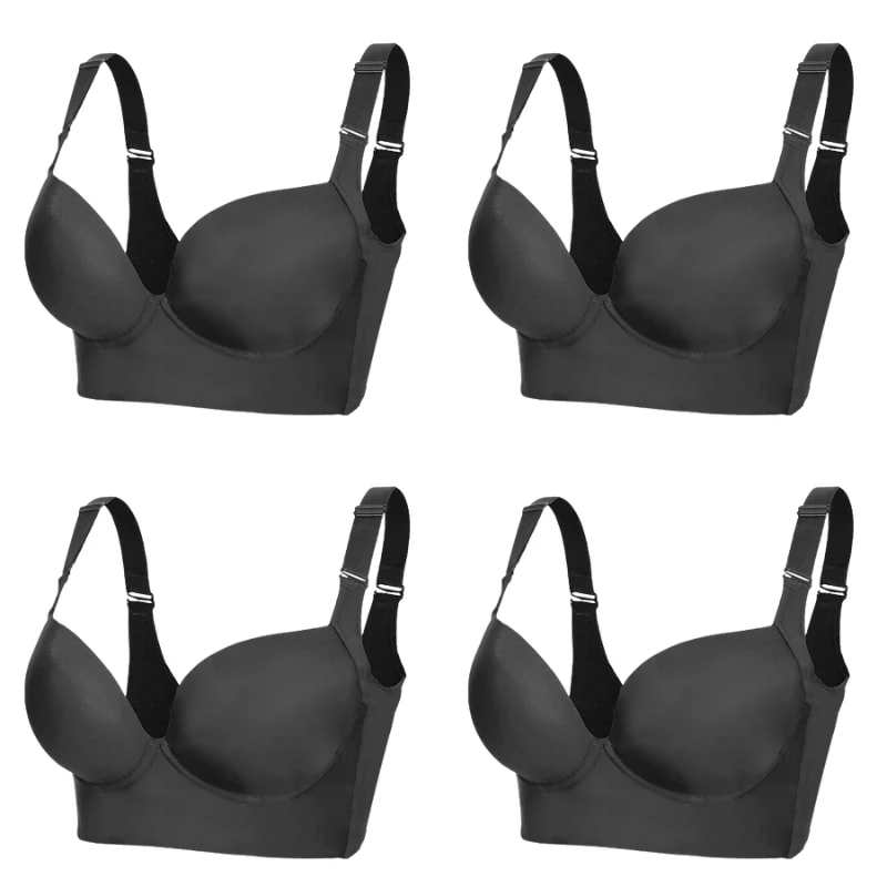 PROMOÇÃO POR TEMPO LIMITADO 🔥 -  Kit 4 Sutiãs Becca Push-Up Modelador!