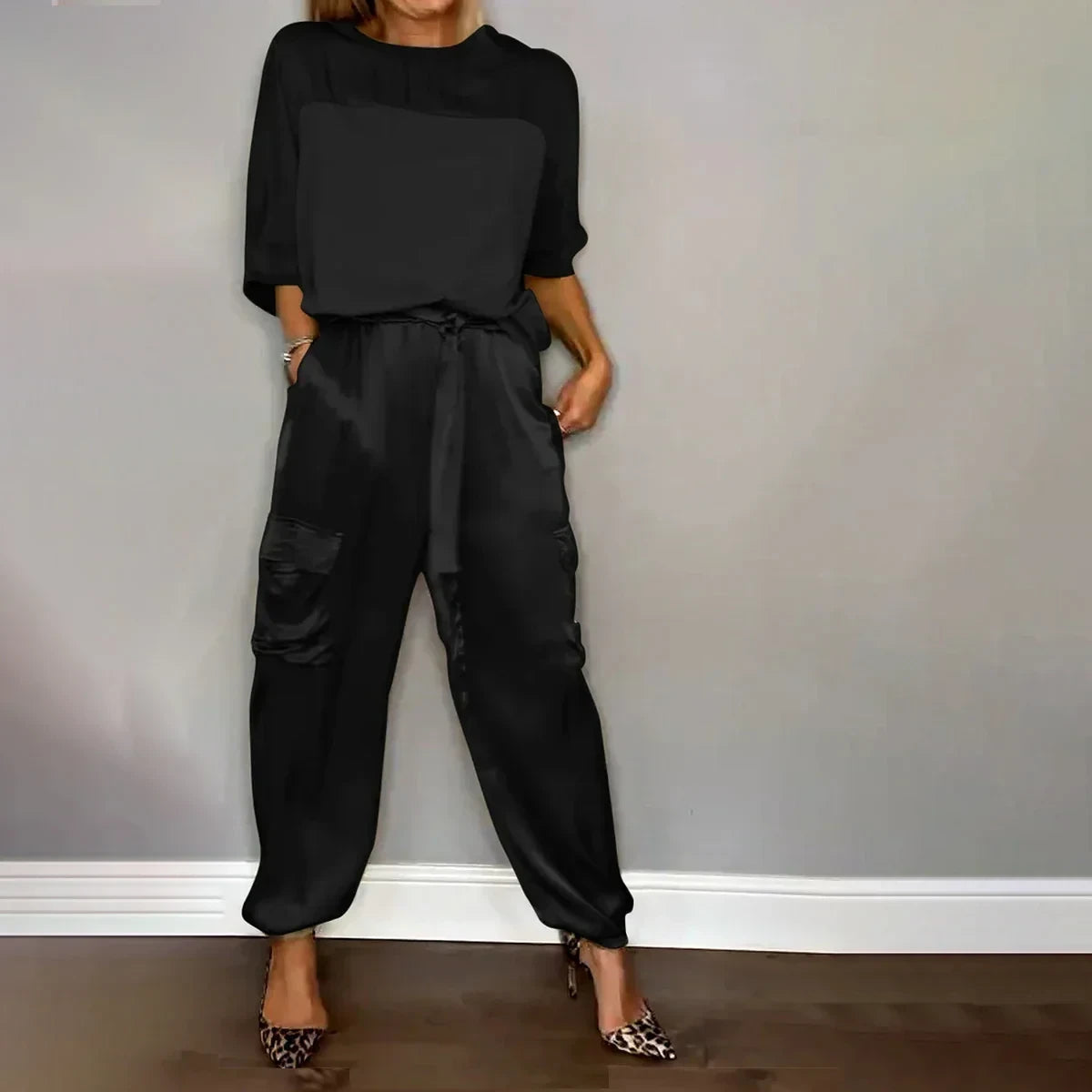 [OFERTA BLACK FRIDAY🔥] Conjunto Calça e Blusa Melina - Frete Grátis Exclusivo